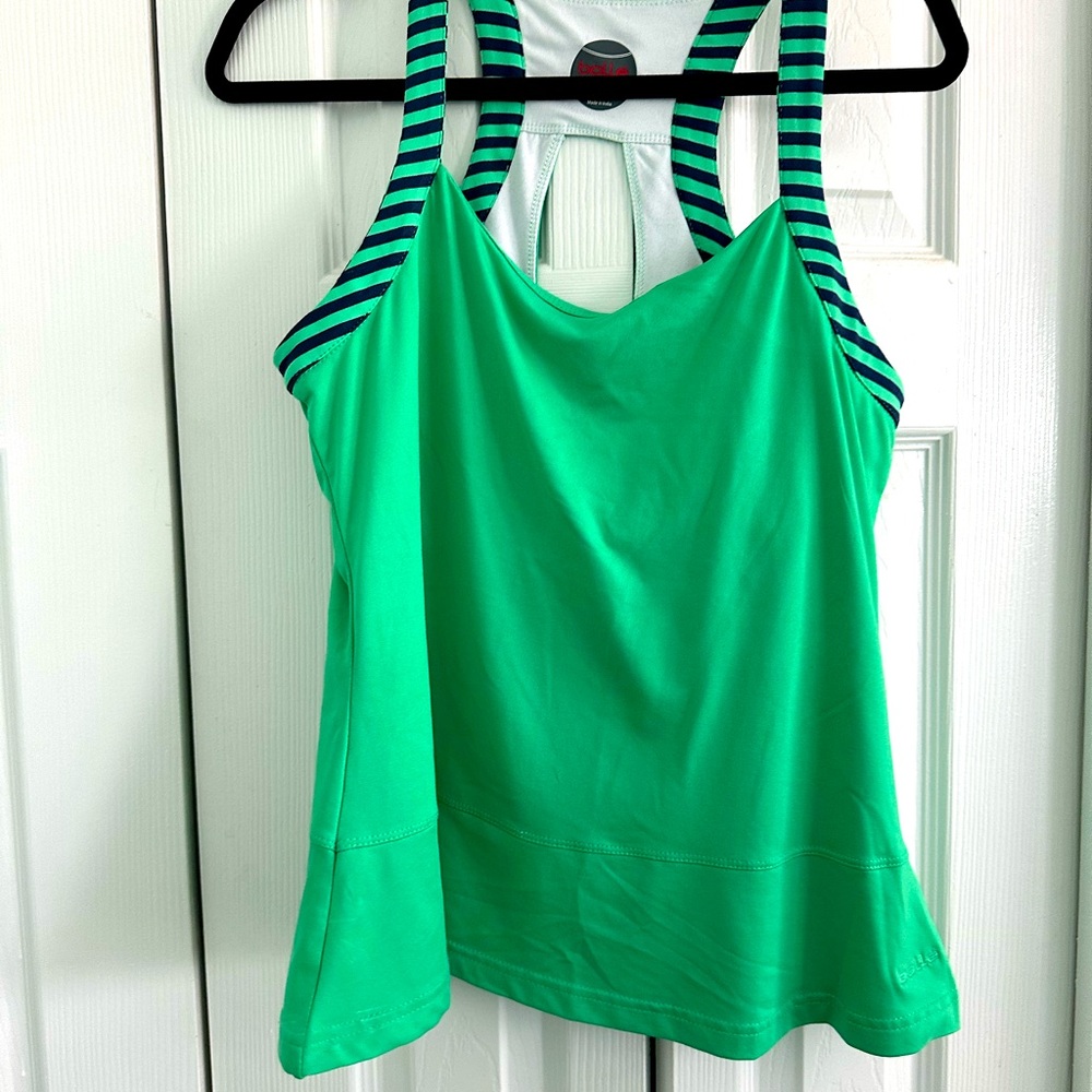 Bolle navy and green size large tennis set